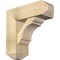 Ekena Millwork Olympic Craftsman Rough Sawn Bracket w/ Offset Brace, Douglas Fir, 8"W x 22"D x 22"H BKT0806X22X22OLY04RDF - alternate 1
